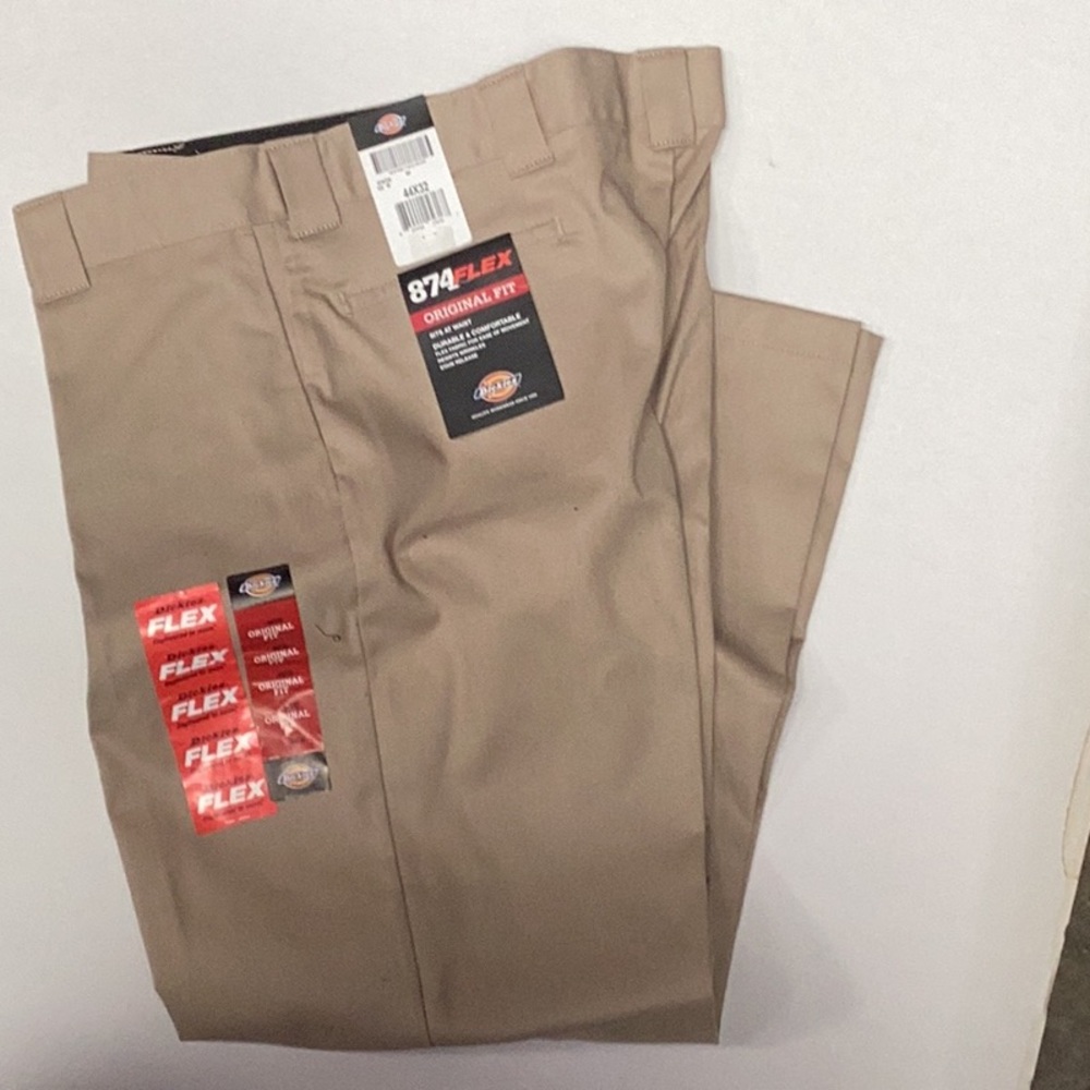 Dickies Men's Tan Flex Work Pants